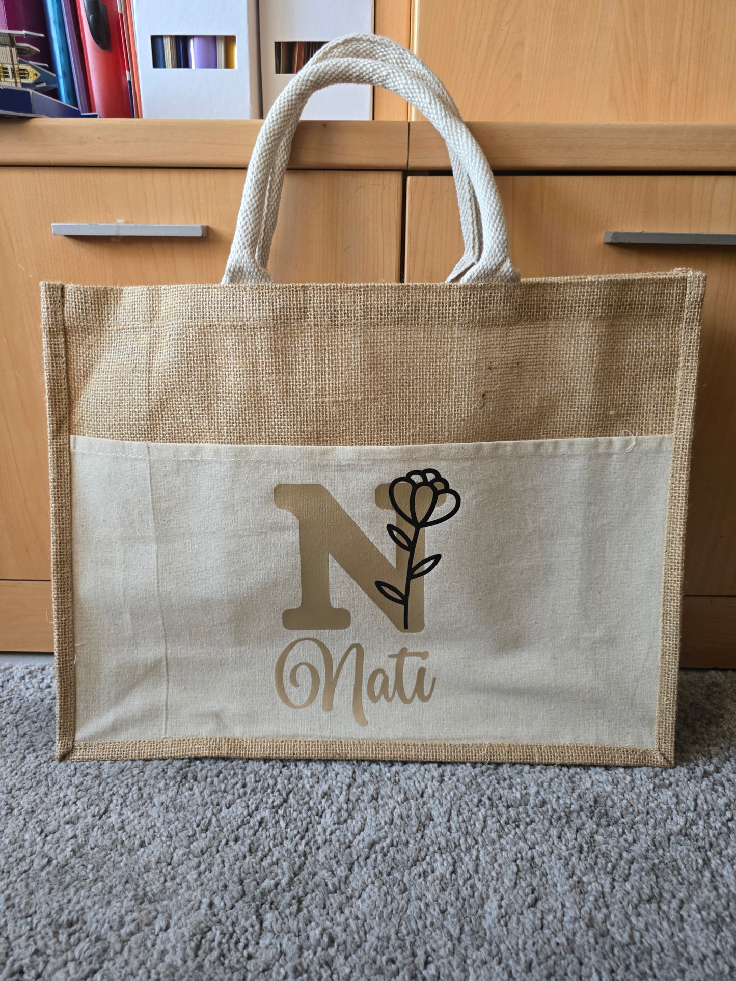 Tote bag con nombre