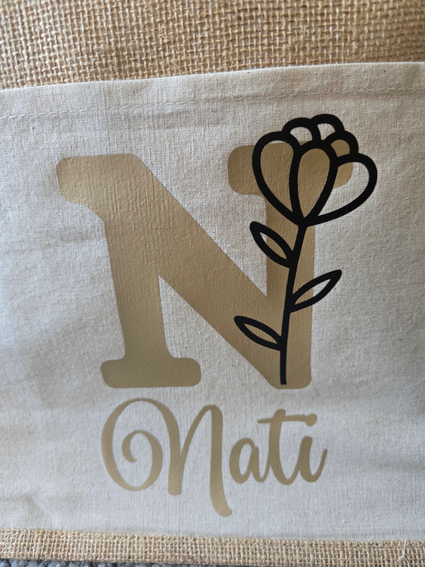 Tote bag con nombre