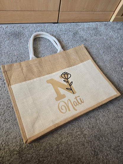 Tote bag con nombre