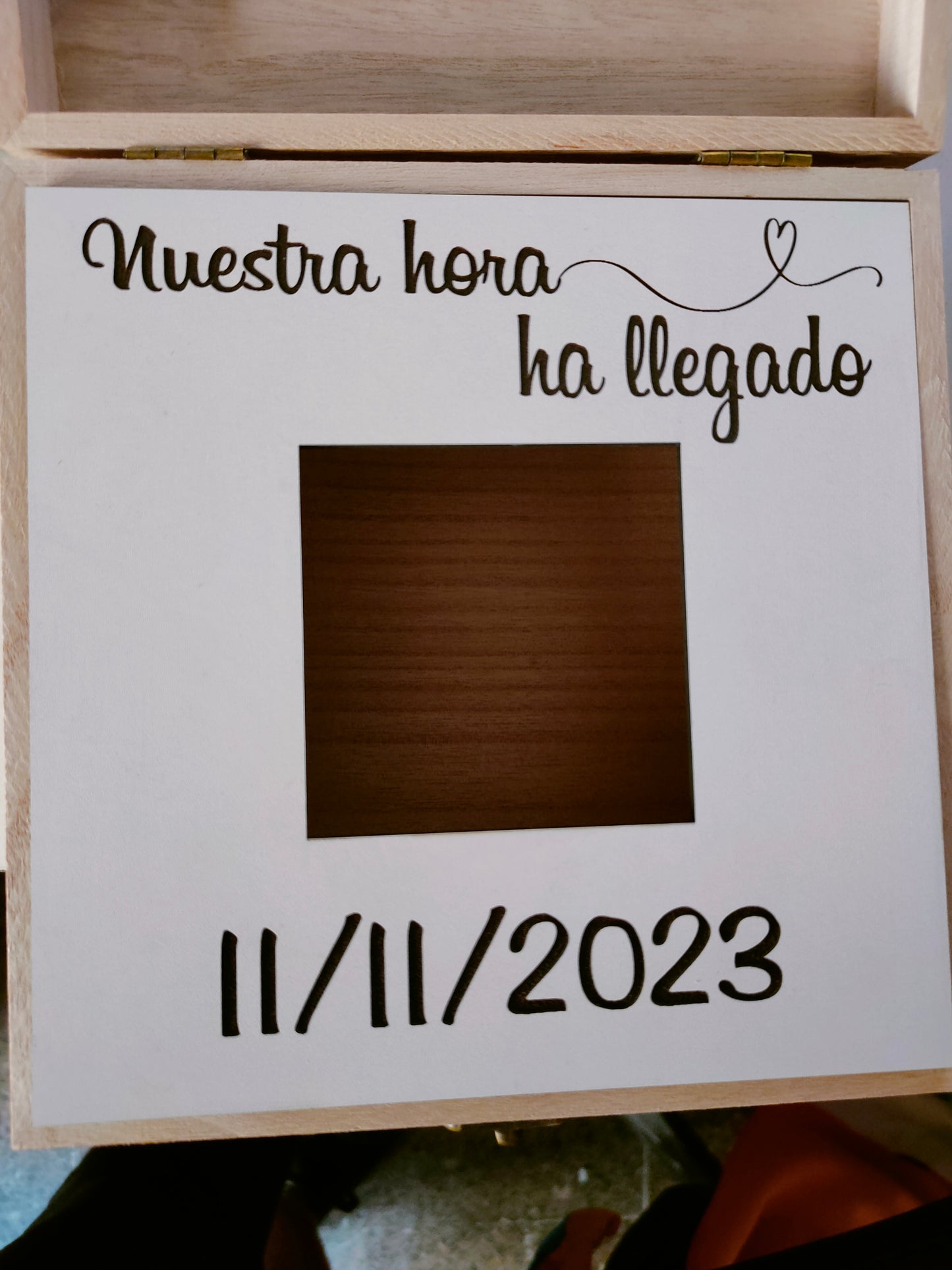 Caja personalizada reloj