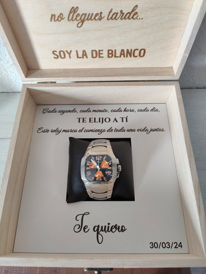 Caja personalizada reloj