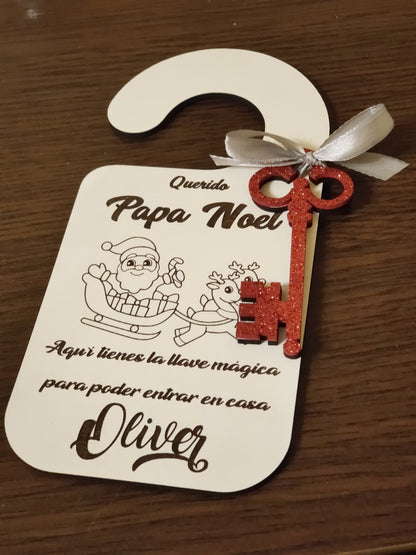 Llave mágica Papá Noel