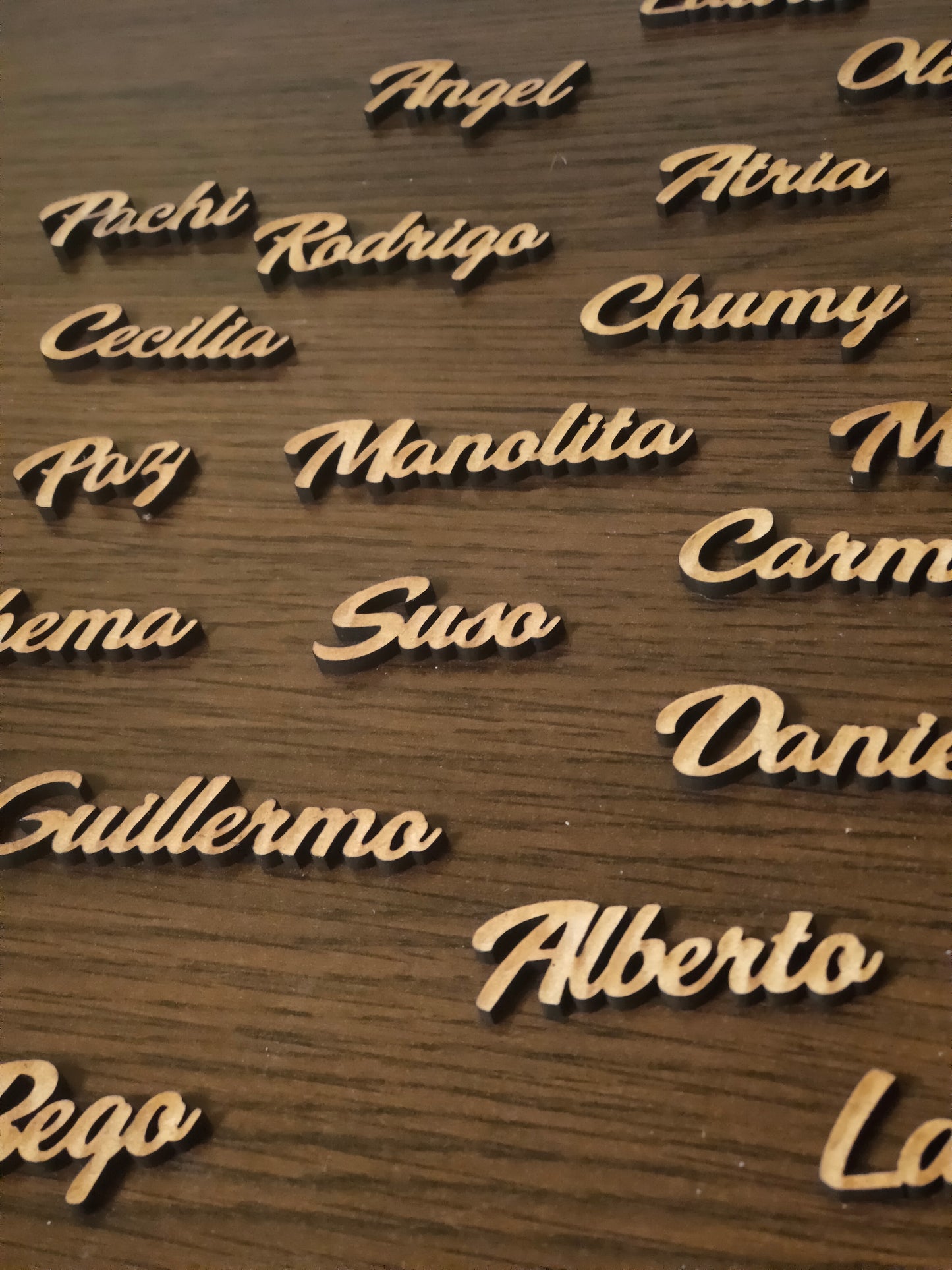 Marcasitios de madera personalizados